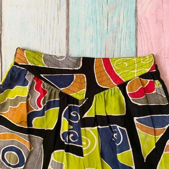 Vintage abstract print tank top and pants set - Picture 5 of 13